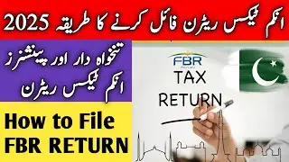 How to file Income Tax Return 2025 online in iris fbr || irs tax filer || Income tax 2025 fbr