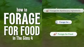 How to Forage for Food in The Sims 4 🍅🍎