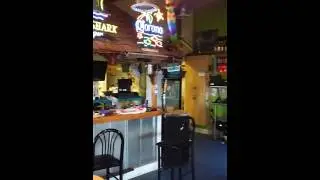 Paradise cafe video from front door in the bar