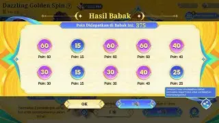 CARA CEPAT MENDAPATKAN 1800 POIN EVENT DAZZLING GOLDEN SPIN TUKAR JADI SKIN HANABI GRATIS MLBB