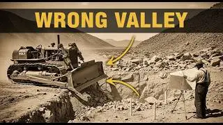 $12 Million LA Aqueduct Disaster Bulldozer Operator's 18 Mile Mistake 5 Week Granite Blast Fix 1913