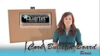 Quartet Cork Bulletin Board Series
