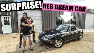 SURPRISING MY LITTLE SISTER WITH HER DREAM CAR! (Reaction Video)