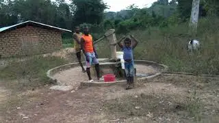Rural town in Grand Gedeh, Liberia