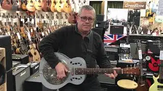 1930's Fiddle Edge Dobro M-32 Resonator Restoration