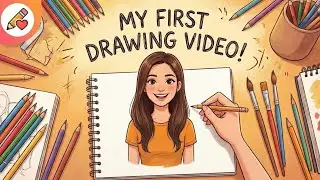 Day 1: Starting My Drawing Journey from ZERO! 🎨