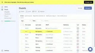 Introducing Your Digital Wedding Guest List Manager