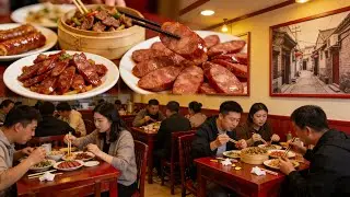 北京风味小菜馆，老板卖了两套房养猪，只为食材新鲜，西班牙香肠和中国腊肠结合，太香了！【味道掌门】