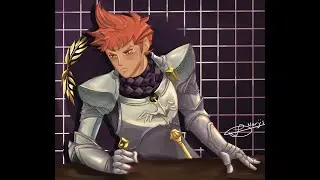 [SPEEDPAINT] William Garnet / Zacharias Barnham - Professor Layton VS Phoenix Wright (Ace attorney)