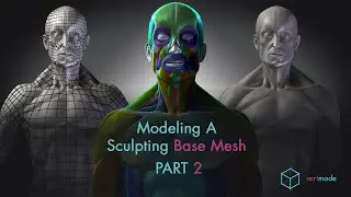 Mastering Anatomy For 3D Artist: Modeling A Sculpting Base Mesh In Maya Part 2 - Refining The Torso