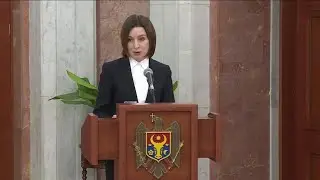 Conferință de presă susținută de Președinta Republicii Moldova, Maia Sandu
