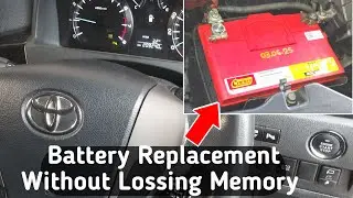 Toyota Vellfire ! how to change a car battery without losing your settings