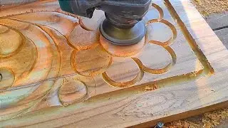 wood carving with router machine bits || wood carving ideas by pvj wood carving