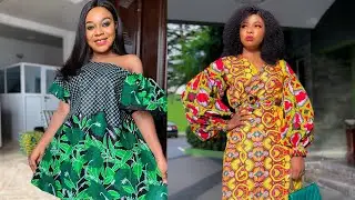 2020/2021 Simple Short Gown Ankara Styles - Ankara Xclusive