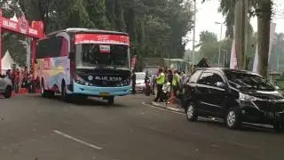 Telolet dan klakson Kapal Po. Blue star di TMII