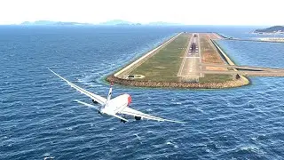 Pilot Skill Tested! Norwegian Airways 787 Struggles Through Extreme Landing Crosswind Macau Airport