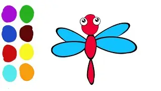 How To Draw Dragonfly #draw #painting #viralvideo