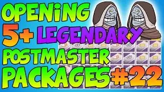 Destiny: Opening 5+ Postmaster Packages #22 (Cryptarch &ndash; Faction &ndash; Vanguard) Legendary Packages