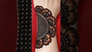 Easy back hand mehandi design #mehndi #mehandi #henna #mehandidesign #letestmehndi #shorts