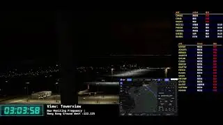 VATSIM Hong Kong | World Flight 2024 | Tower View | Hong Kong Ground West | 2024-11-08