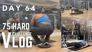 Day 64 of 75 Hard | Realistic Core + Leg Day in My Soft Girl Era 💪🏾✨
