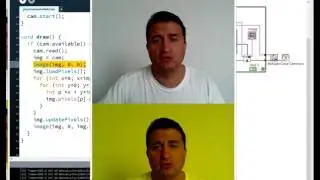 webcam+labview+processing