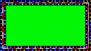 Kinemaster Light Frame Green Screen Frame Video Border Line | FGP Photo Frame Green Video