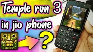 Jio phone games: Temple run in jio phone?? | Best games for jio mobile phone(2019) | #Tech Concern