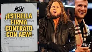 ¡Última hora! ESTRELLA FIRMA CONTRATO CON AEW, AJ Styles Rumbo a AEW rumores, MJF explota 