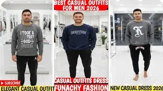 Men Casual Outfits 2026 👕🔥  Trending Casual Wear for Men Outfits How to Style Casual Looks Easily 👟✨
