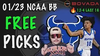 FREE NCAA BASKETBALL PICKS 01/23/26 (12-4 FREE PICK RUN🔥)