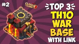 TOP 3 TH10 WAR BASE WITH LINK 2021 | Best Anti 2 Star Town Hall 10 CWL War Base | Clash of Clans