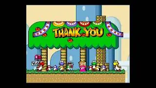 Super Mario World power up incrementation and Credit warps