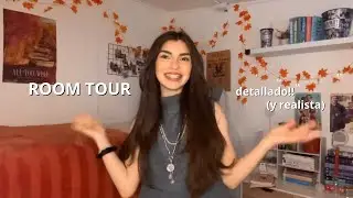 room tour de una chica lectora y fan en sus 20's (estética otoñal, realista y detallado!!)