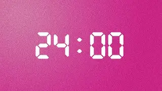 24 Minute Timer Mindful Focus | Rose Gold Edition | NX