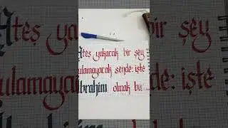 Kaligrafi çalışmaları