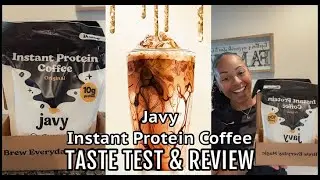 JAVY Instant Protein Coffee| Review| Taste Test