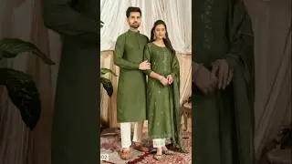 Couple Matching Dresses Designs For 14 August#14august #shorts#independenceday#youtubeshort#couple
