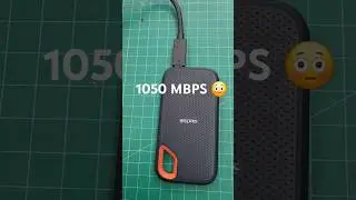 SanDisk 1TB Extreme Portable SSD 1050MBPS External SSD | External SSD speed test video ✌️