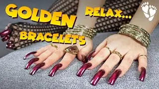 🌟 Золотые БРАСЛЕТЫ 💍 Длиннные ногти