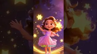 Luna and the Starry Night Adventure #Shorts, #cartoon, #KidsSongs, #baby, #story, #babyshorts,