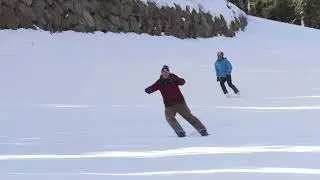 Carving with Tomsen snow skates