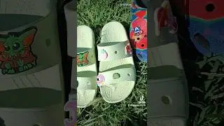 Gardening Crocs 🩴🐊 #crocs #shoes #gardening #cleaning #jibbitz