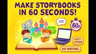 Create Amazing Talking Storybooks in 60 Seconds (No Writing Needed!)