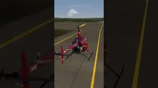 ROBINSON R22 HELI-TAXING ( AEROFLY FS4 SIM)#helicopter