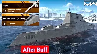 USS Michael Monsoor Locked Missile & Cannon Buff Modern warship 