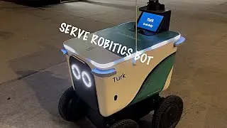 I FINALLY WAS ABLE TO TALK TO THE SERVE ROBOTICS BOT WHILE HE WAS ON DUTY$$$