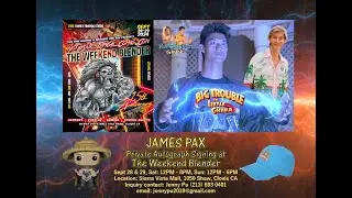 James Pax autograph signing at The Weekend Blender in Fresno