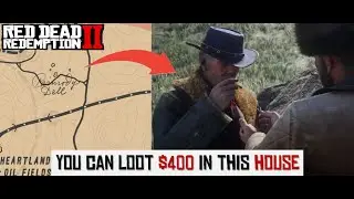 RDR2 Secret Loot: You can loot $400 in this house with Hosea #RDR2 #arthurmorgan  #RDR2guide