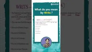 Understanding Writs in Legal Context #law #writs #indianlaw